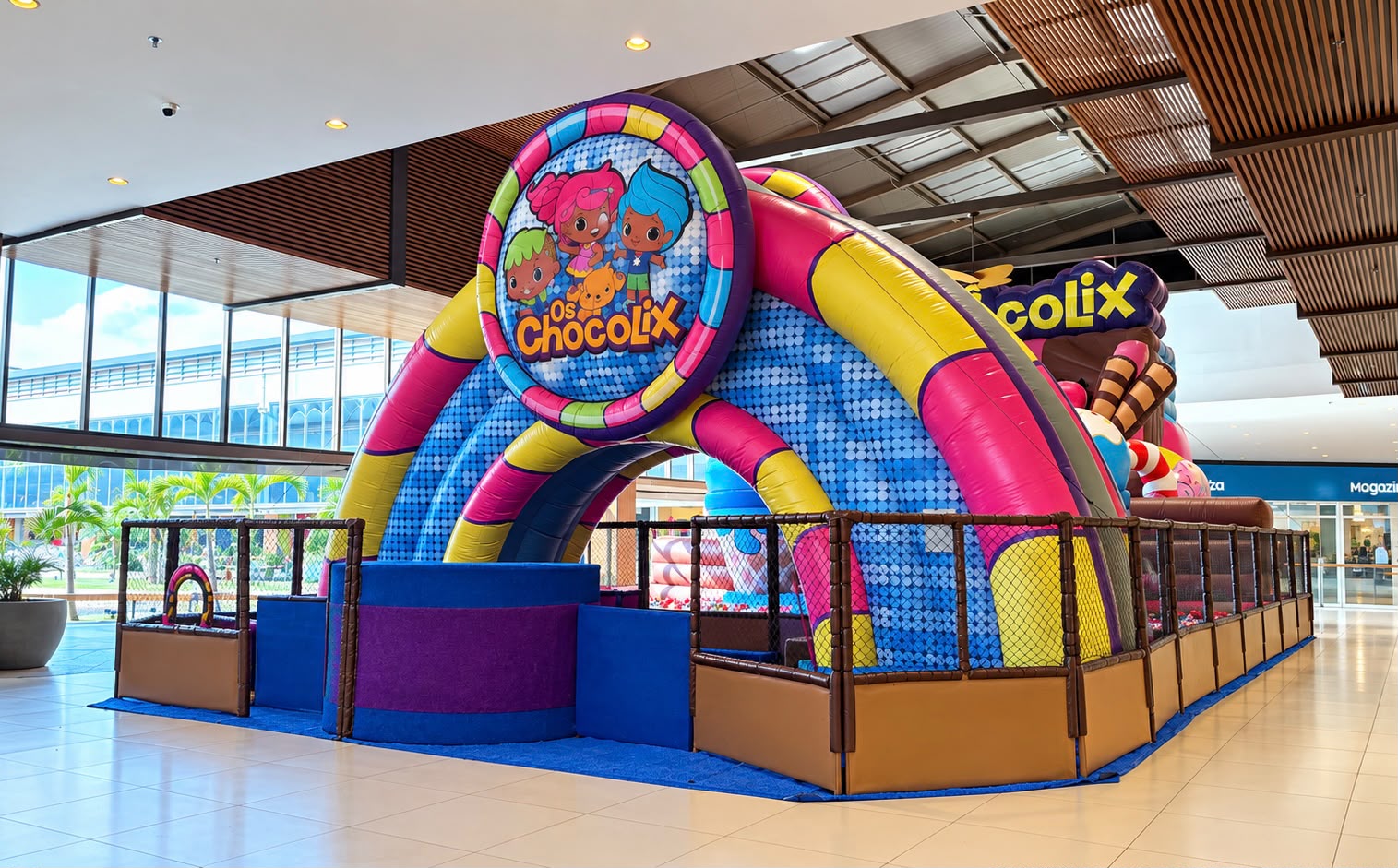 Franca Shopping recebe nova atração inspirada em Os Chocolix