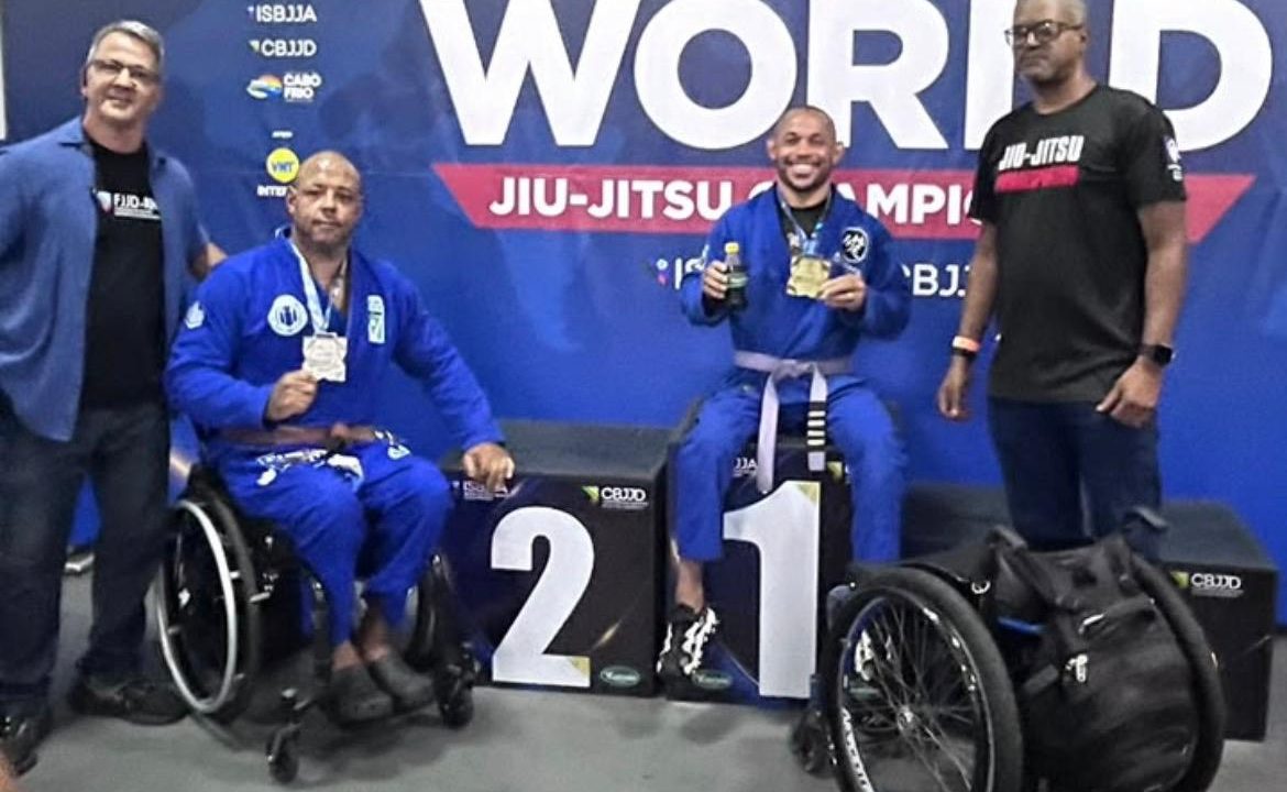 Francano é bicampeão mundial de Parajiu-jitsu e agora quer ir ao Mundial em Abu Dhabi