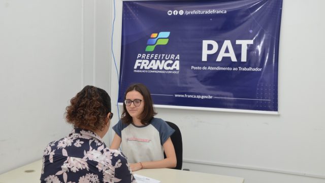 Franca começa a semana com 268 vagas de empregos no PAT em 33 atividades diferentes