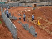 Nova Policlínica de Franca avança com obras na fundação